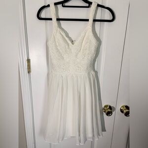 Francesca's Collections Cream Dress